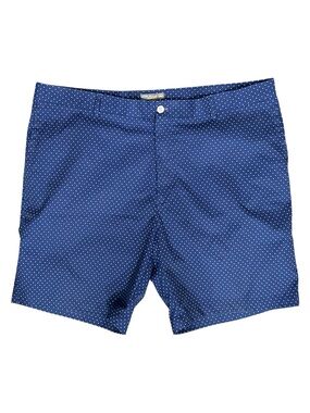 Peter Millar Crown Sport Navy Blue Polka Dot Performance Golf Shorts Size 40
